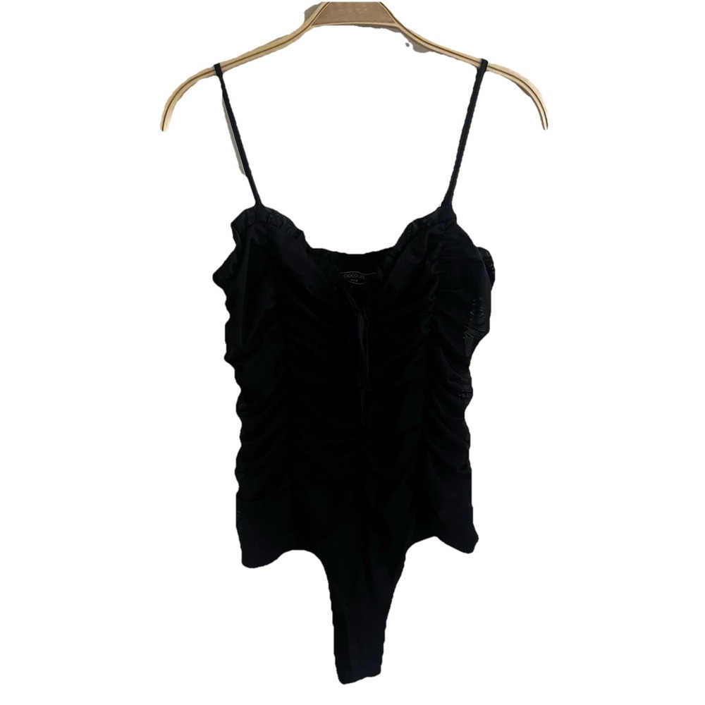 Chocolate U.S.A. Y2K Style Ruffled Bodysuit Whimsy Fairy Costume  L